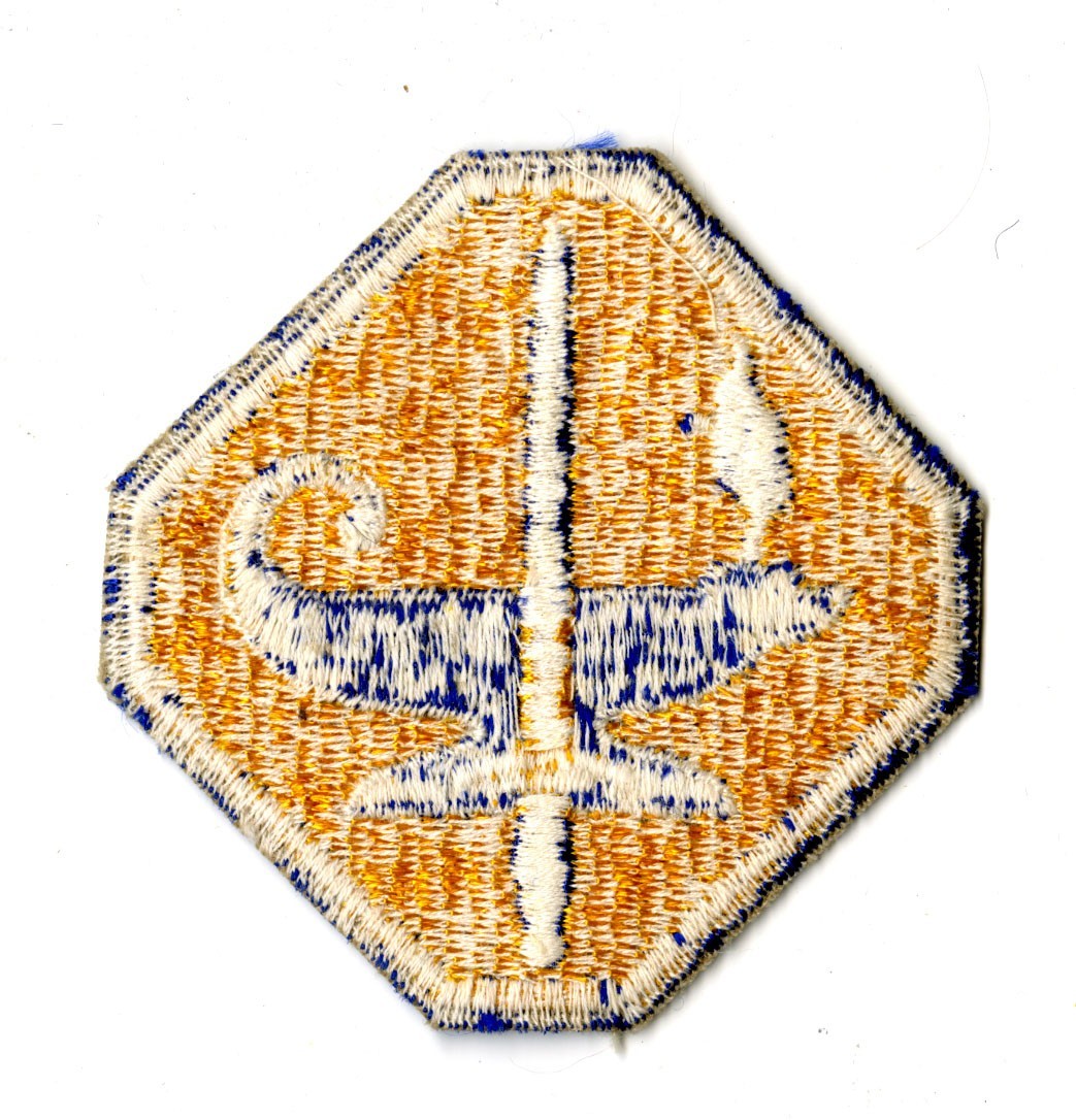 Army Specialized Training Program White Back Patch WWII Vintage