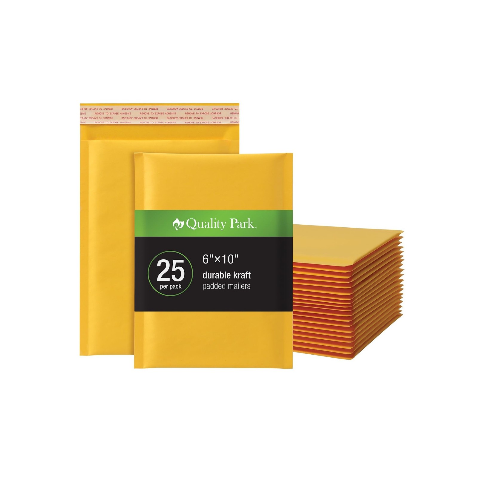 Quality Park Bubble Mailers, 6 x 9 Inch, Kraft Padded Envelopes... FAST USA SHIP