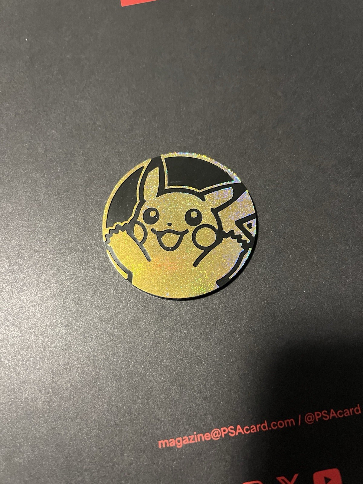 Pokemon TCG Coin Pikachu 2025 Holiday Advent Calendar Shiny