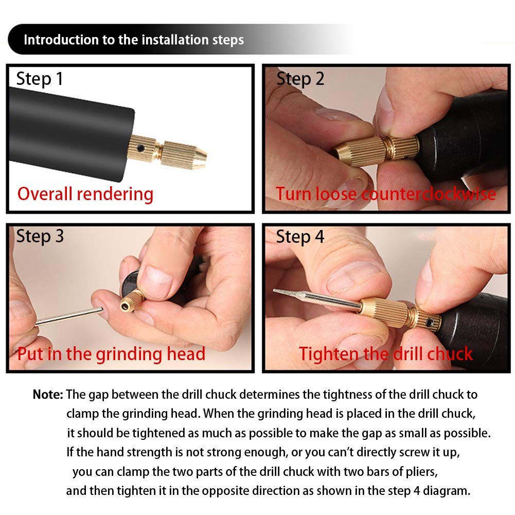 Micro Handheld Drill Bits, 0.7-1.2Mm Mini Electric Resin Drill Set for Casting R