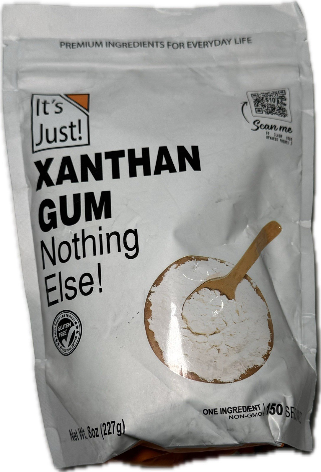 It's Just Xanthan Gum 8oz Gluten Free Non-GMO Packaged in USA EXP 02/07/2027