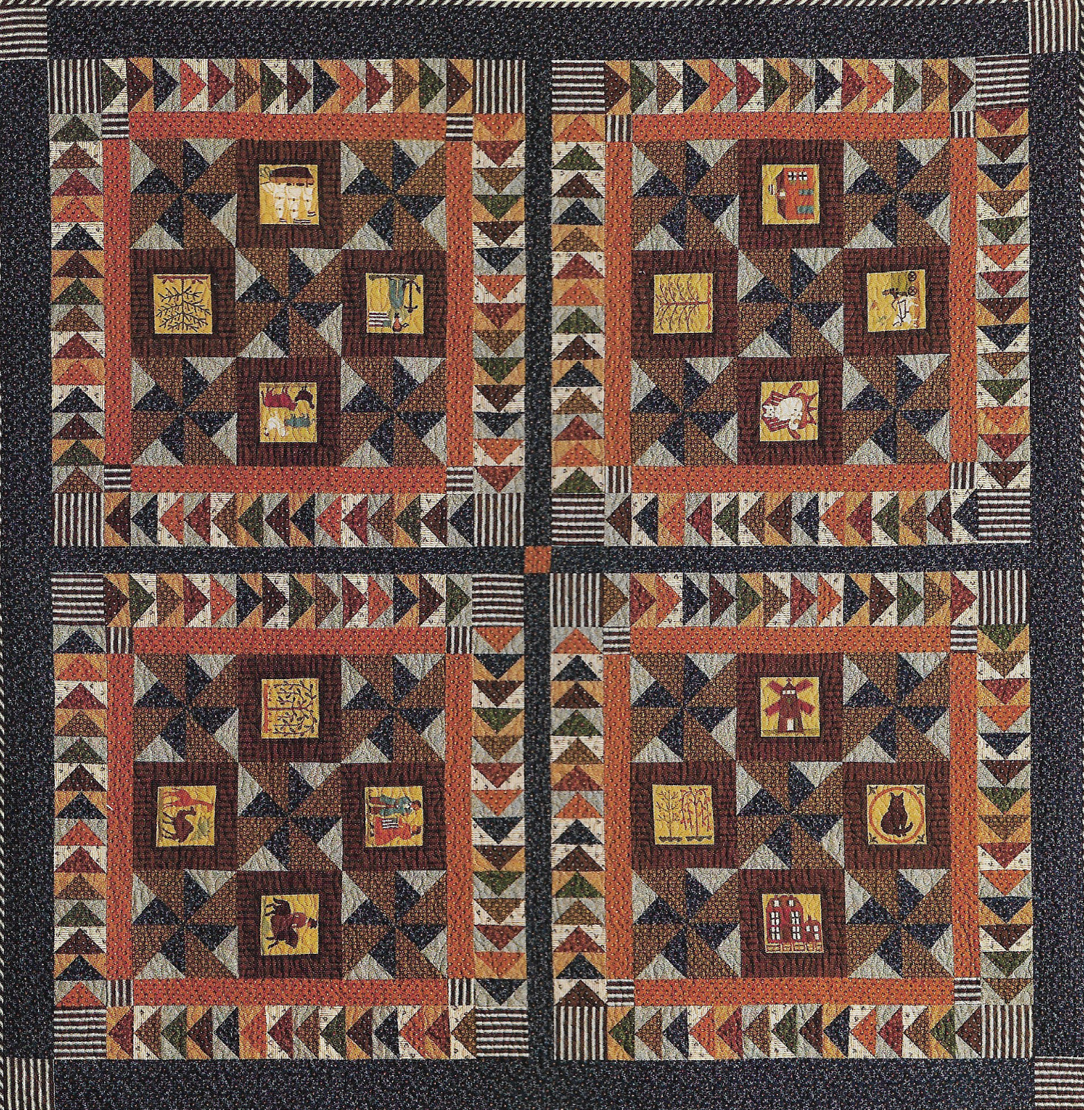 In Lucinda's Garden Quilt quilting pattern instructions