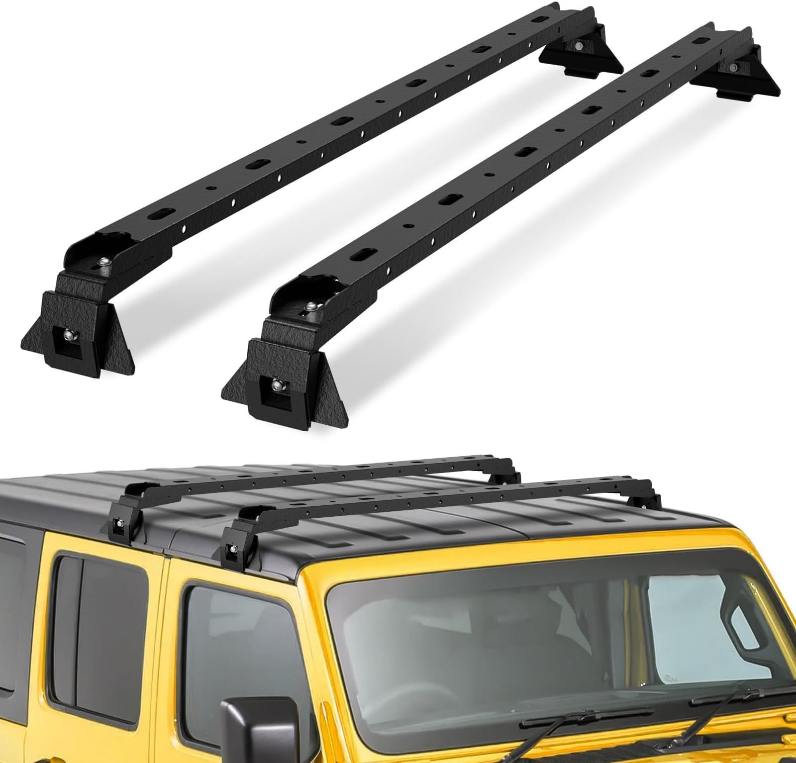 Load 280 lbs Heavy Duty Roof Rack Cross Bars for 84-01 Jeep Cherokee XJ Jeep ...
