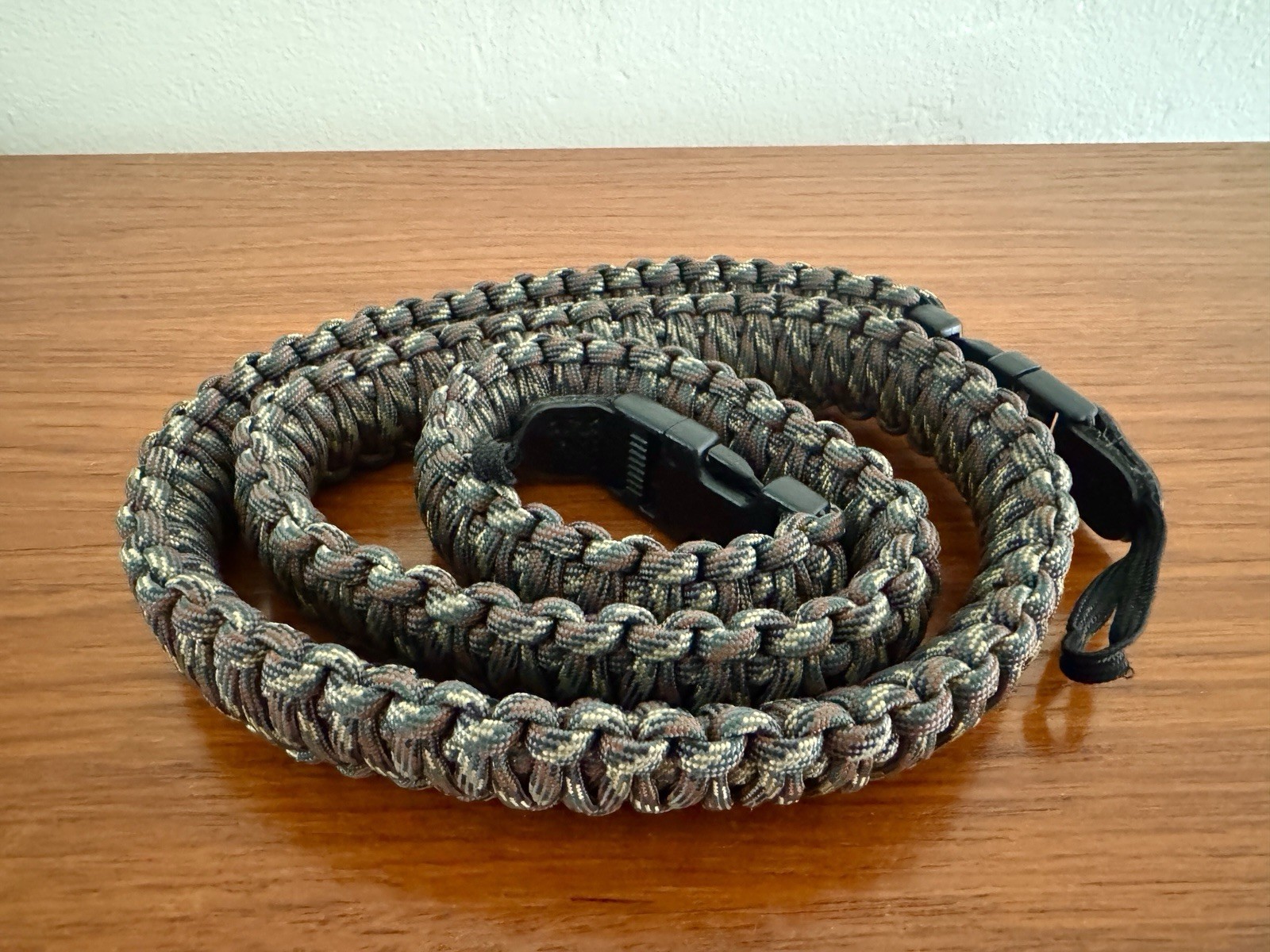 DSPTCH Heavy Braided Camera Strap 44” Camo