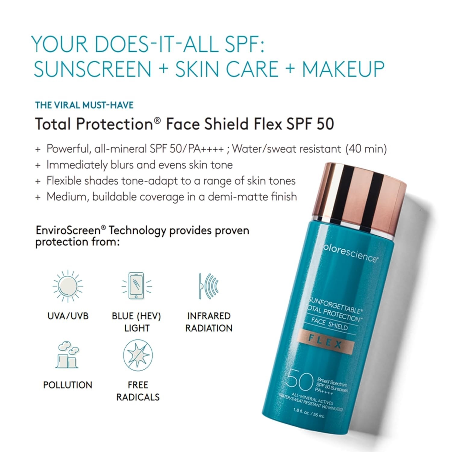 Total Protection Face Shield Flex SPF 50