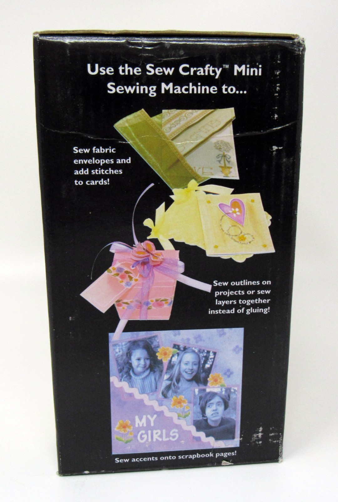 Provo Craft Sew Crafty Mini Compact Sewing Machine Plus Book New Sealed
