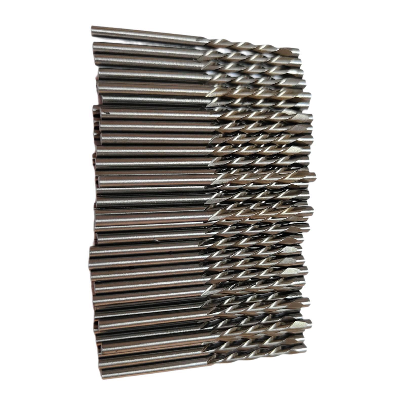 50 Pieces 1/8 inch Sturdy Multifunctional Drywall Guide Point Cutting Bits