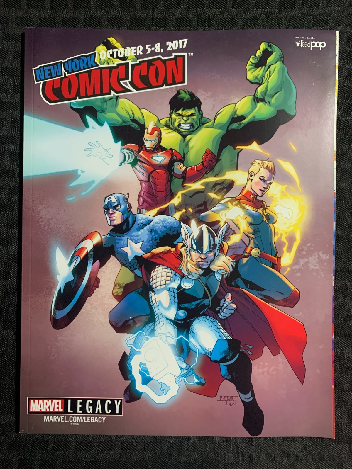 2017 Oct 5-8 NEW YORK COMIC-CON Souvenir Program FVF 7.0 Marvel Legacy