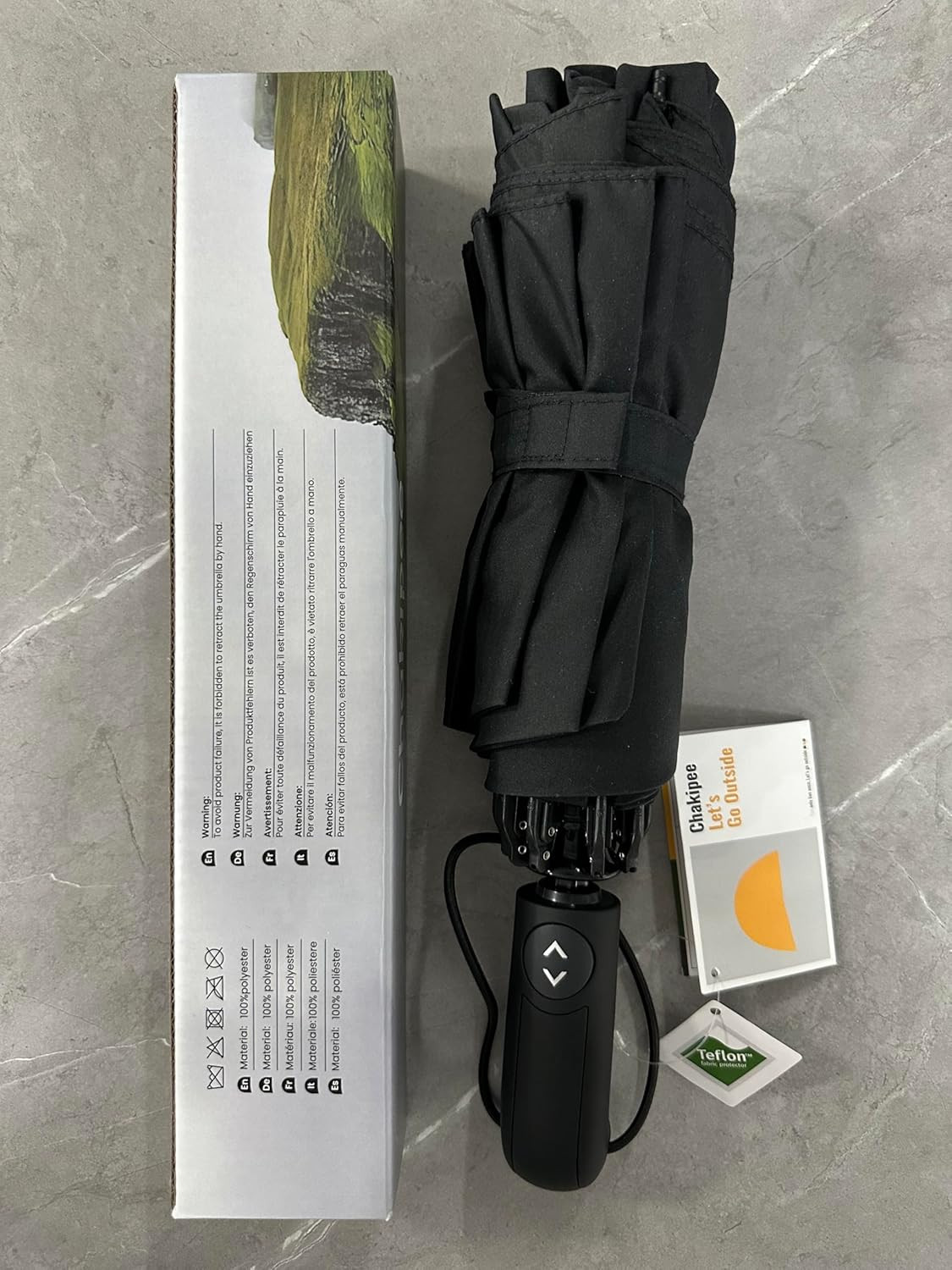 Travel Inverted Umbrella Compact Windproof- Automatic Reverse Umbrellas for Rain