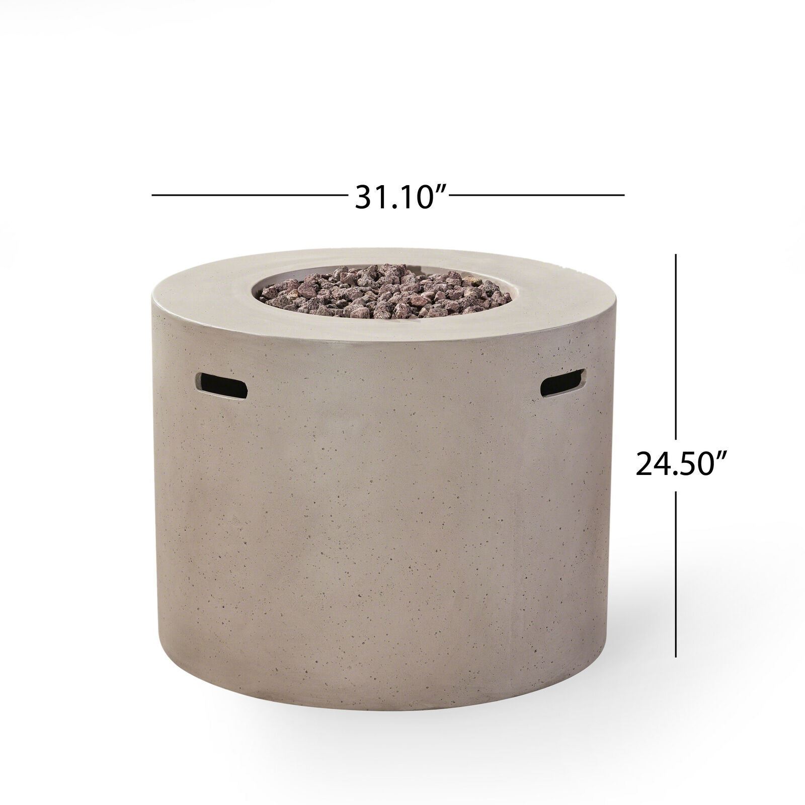 Venice 4-Seater Outdoor Fire Pit Chat Set