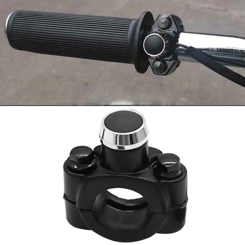 7/8” Motorcycle Horn Handlebar Switch Momentary Button Power Start-12V-Parts