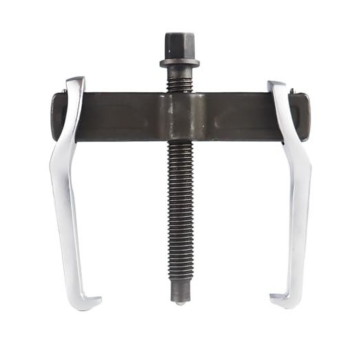 2-Jaw Gear Puller 4 Inch, Adjustable Two Jaws Bearing Puller for Pulley Black
