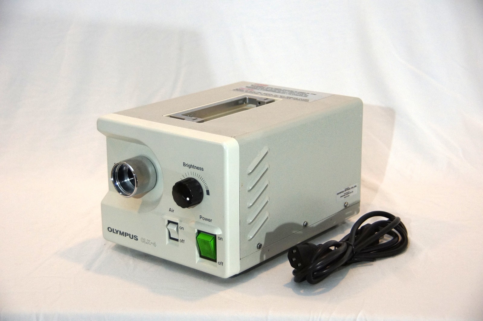 Olympus CLK-4 Endoscopy Cold Light Source Tested Working Air Pump w/ Power Cord