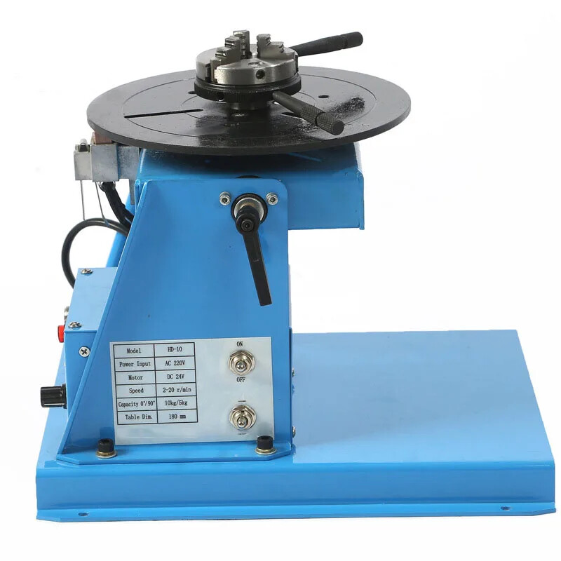 HD-10 Welding Positioner Welding Turntable Positioner High-precision Turntable