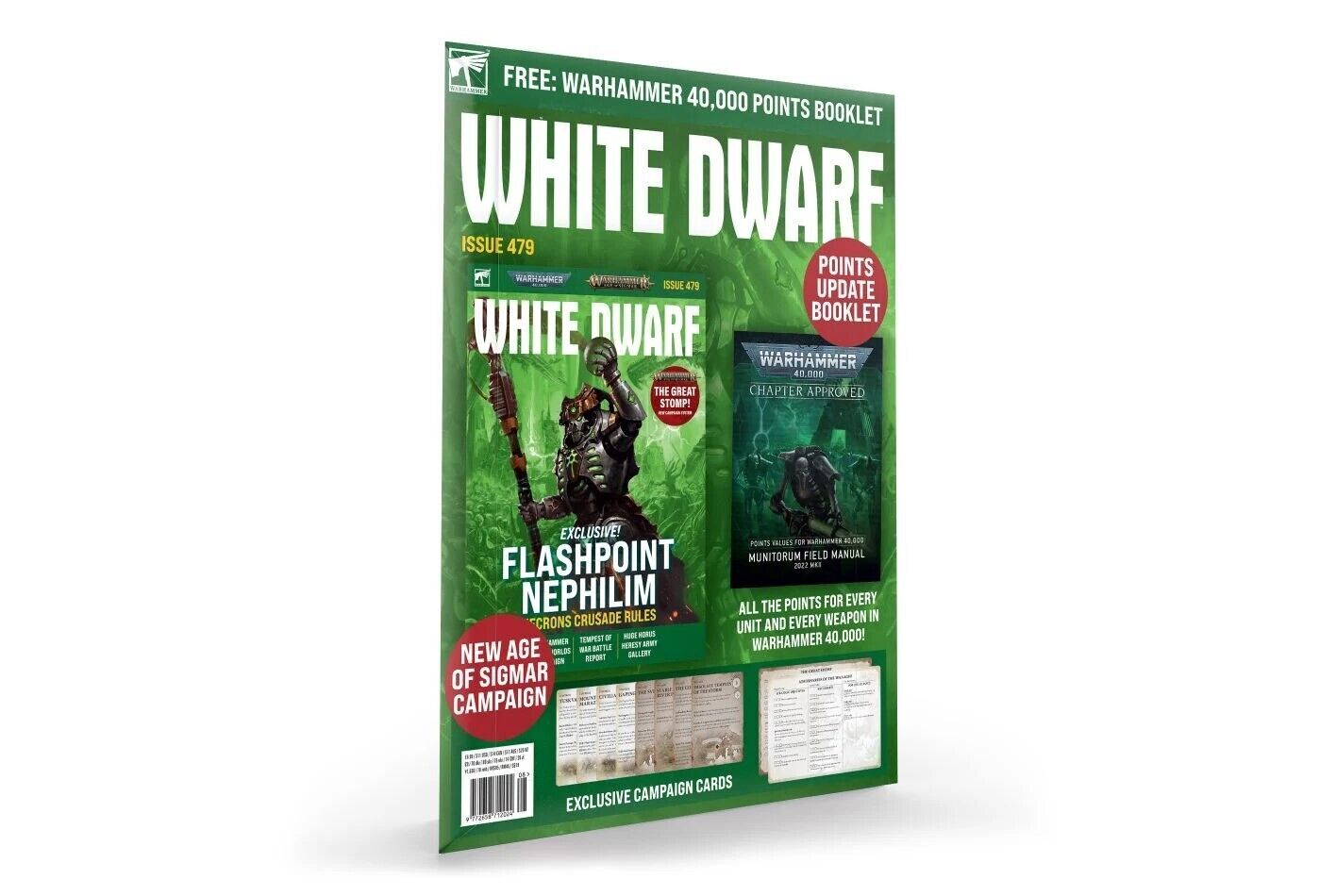 White Dwarf Magazine: Issue 479 (August 2022) Warhammer 40k Age of Sigmar
