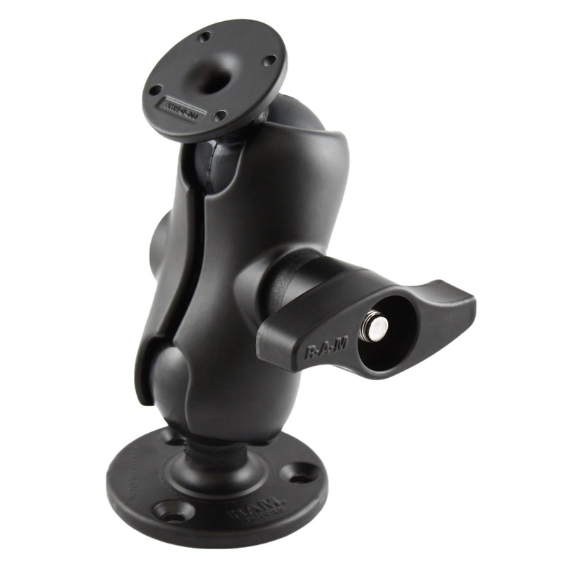 RAM 2.25" Ball Mount w/ 2.5" Round Plate and 3.68" Round Plate  RAM-D-101-C-254U