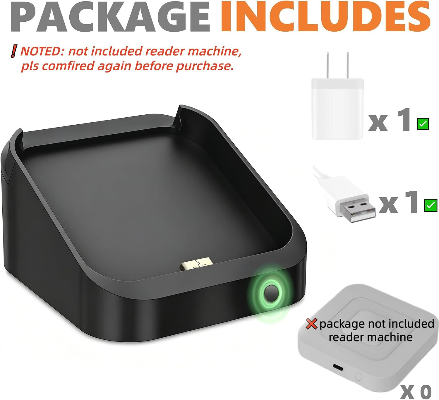 Square Dock for Square Reader 2Nd Generation, Holder Stand for Square Card