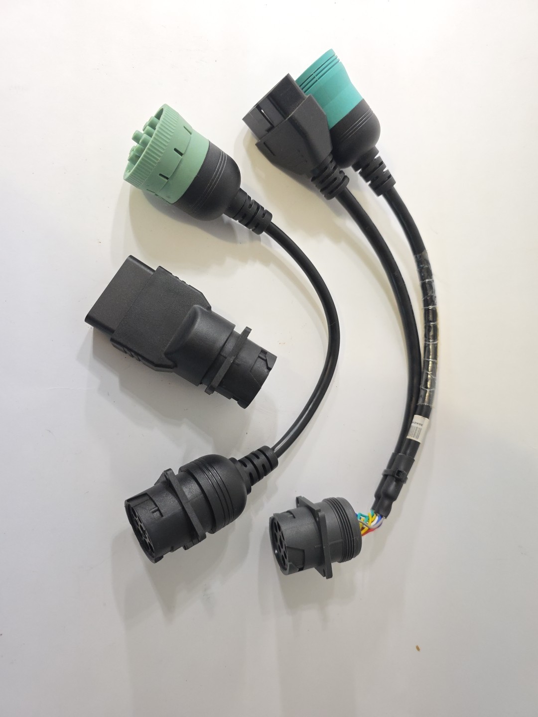 OBDII Male to 9pin J1939 Female Adapter Cable J1939 + Adapter + Extension HD