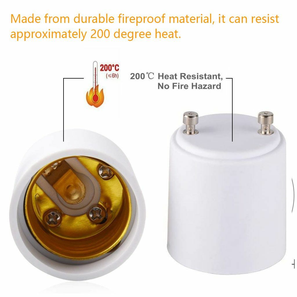 GU24 To E26 E27 Screw LED Light Lamp Bulb Base Adapter Socket Converter Adaptor