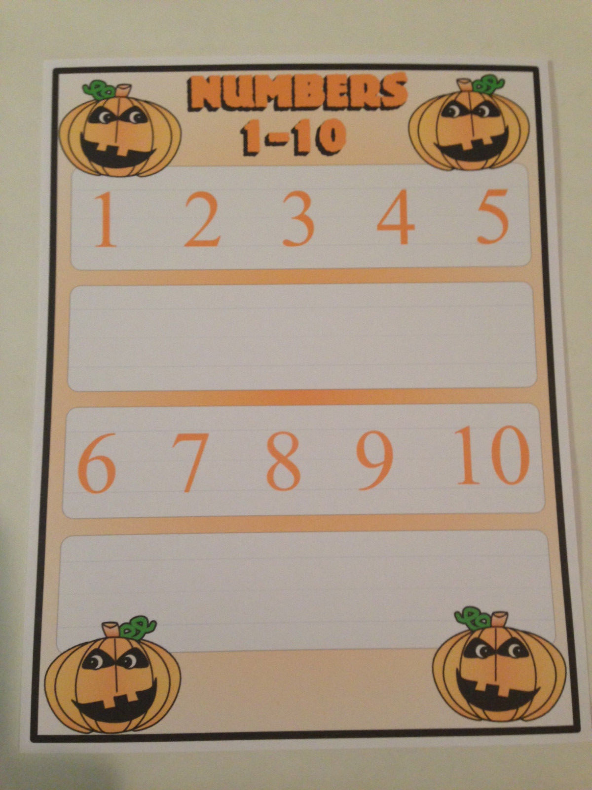 PUMPKINS -THEMED Learning Activities Package- LAMINATED - Teaching supplies