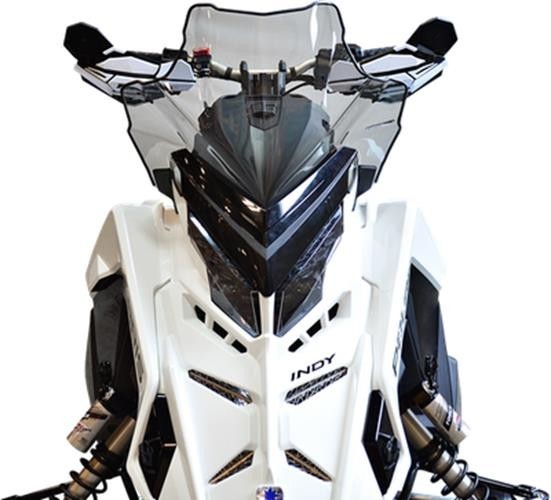 Powermadd 14621 Cobra Windshield Low Smoke 15" fits Polaris Matryx