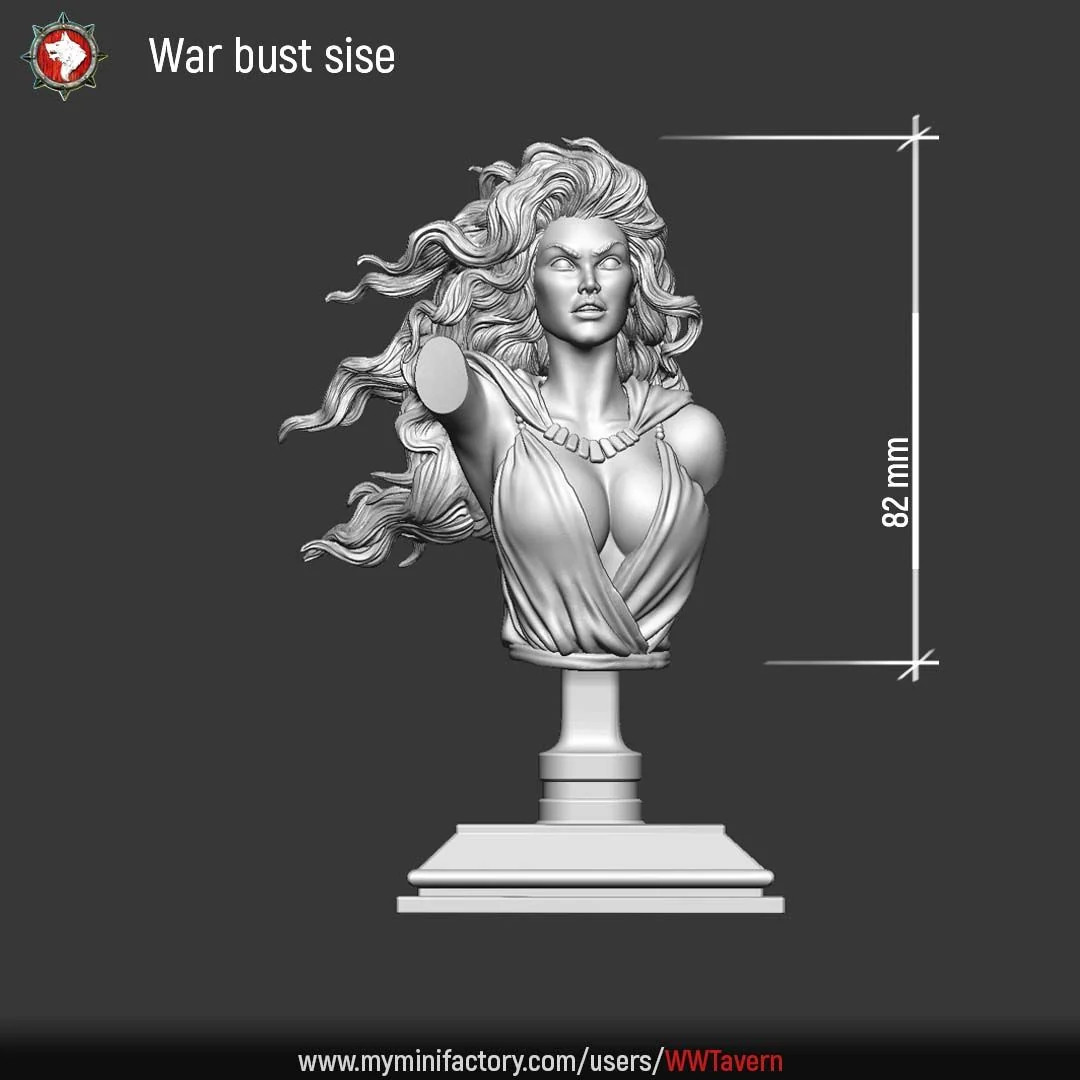 War Bust - Resin Display Bust