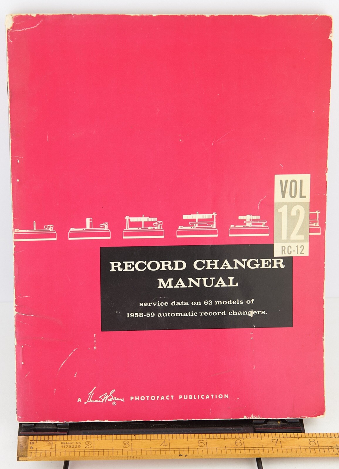 SAMS Record Changer Manual Volume 12 (RC-12) 1959 Fair Condition