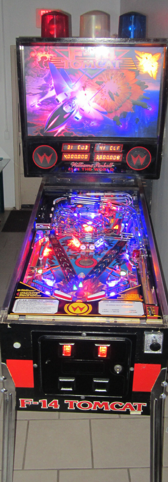 F-14 TOMCAT - NON GHOSTING Lighting Kit SUPER BRIGHT PINBALL LED KIT