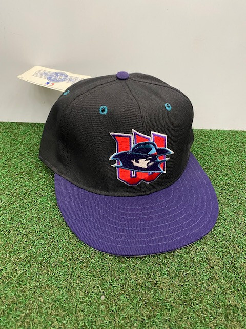 Vintage Wichita Wranglers Pro Line Hat NWT USA 6 7/8, 7, 7 3/8 Dealer Dead Stock