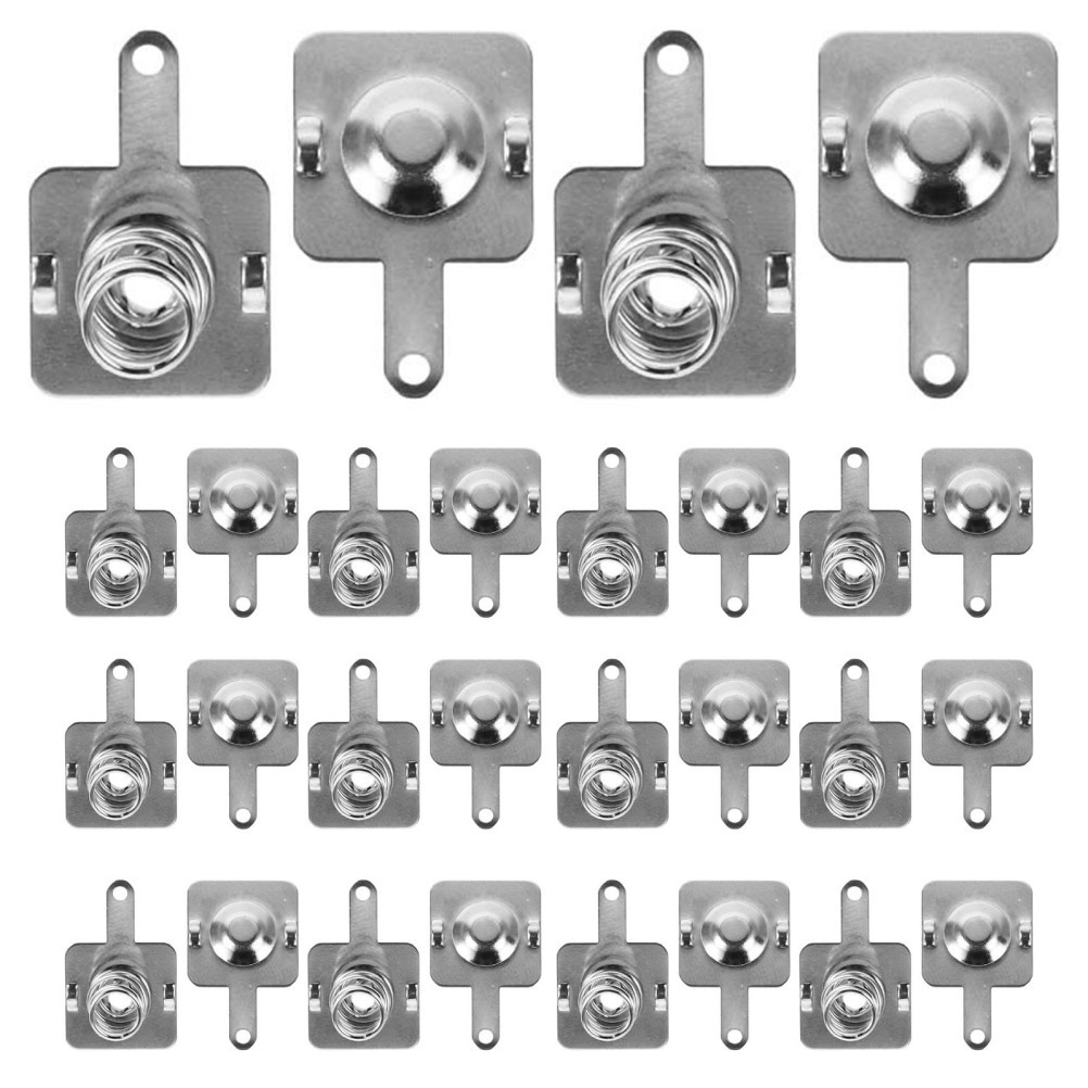 30 Sets Battery Spring for Electronics Pack Plate Connector Springs Contact