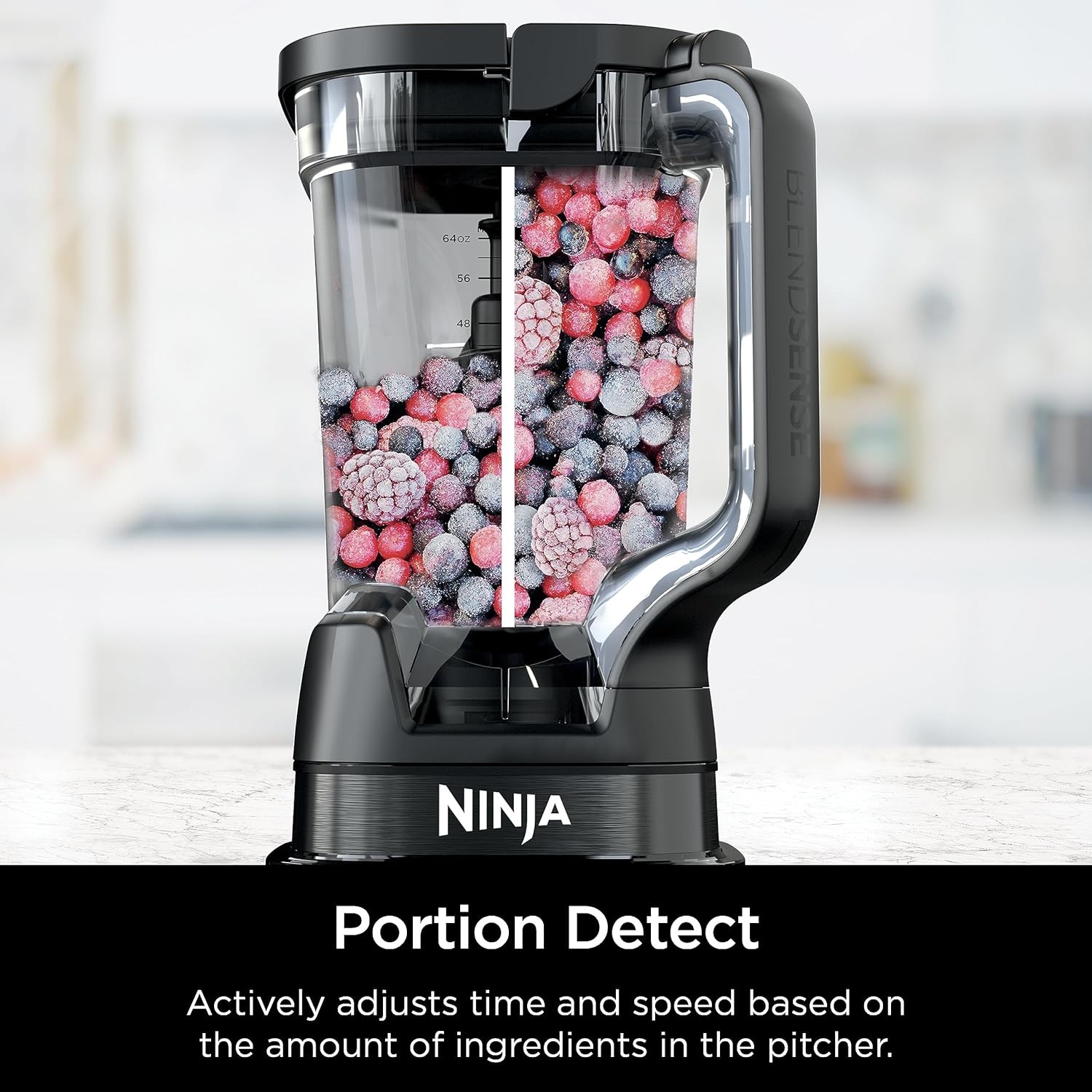 Ninja R-TB401 Detect Kitchen System Power Blender, Black - Certified Refurbished