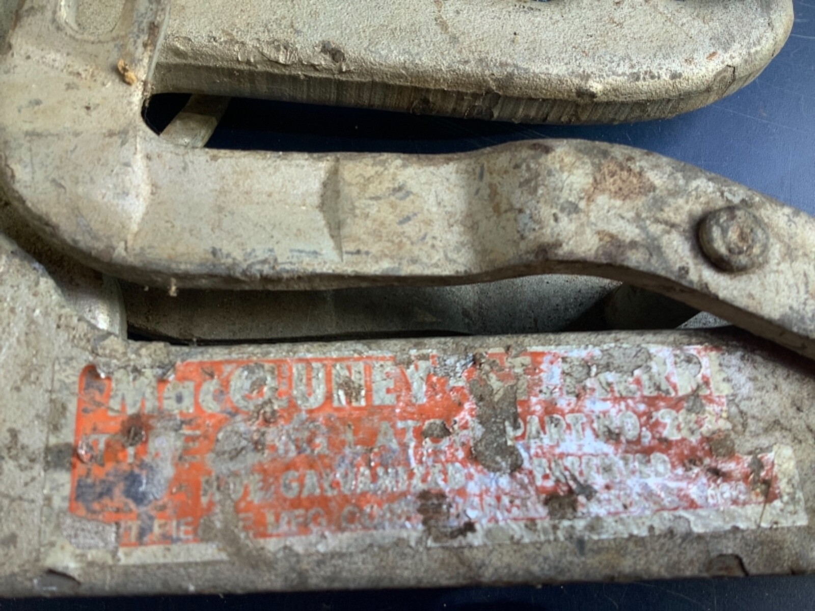 Cable Wire Pulling Maccluney ST. PIERRE Type C Puller Rig Latch # 28366
