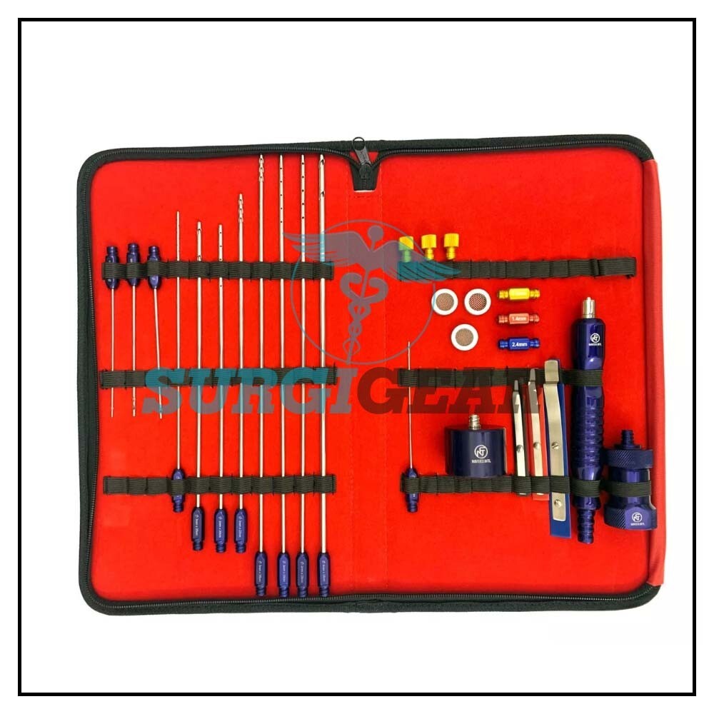 Liposuction Set of 27 Cannulas Fat Grafting Transplantation Best Quality Set