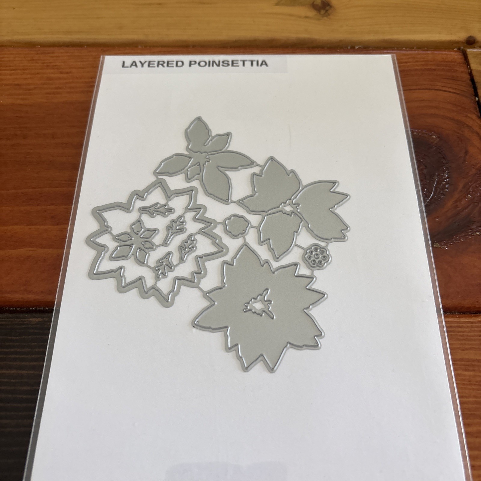 Layered Poinsettia Sunny Studio Stamps Die SSDIE-166