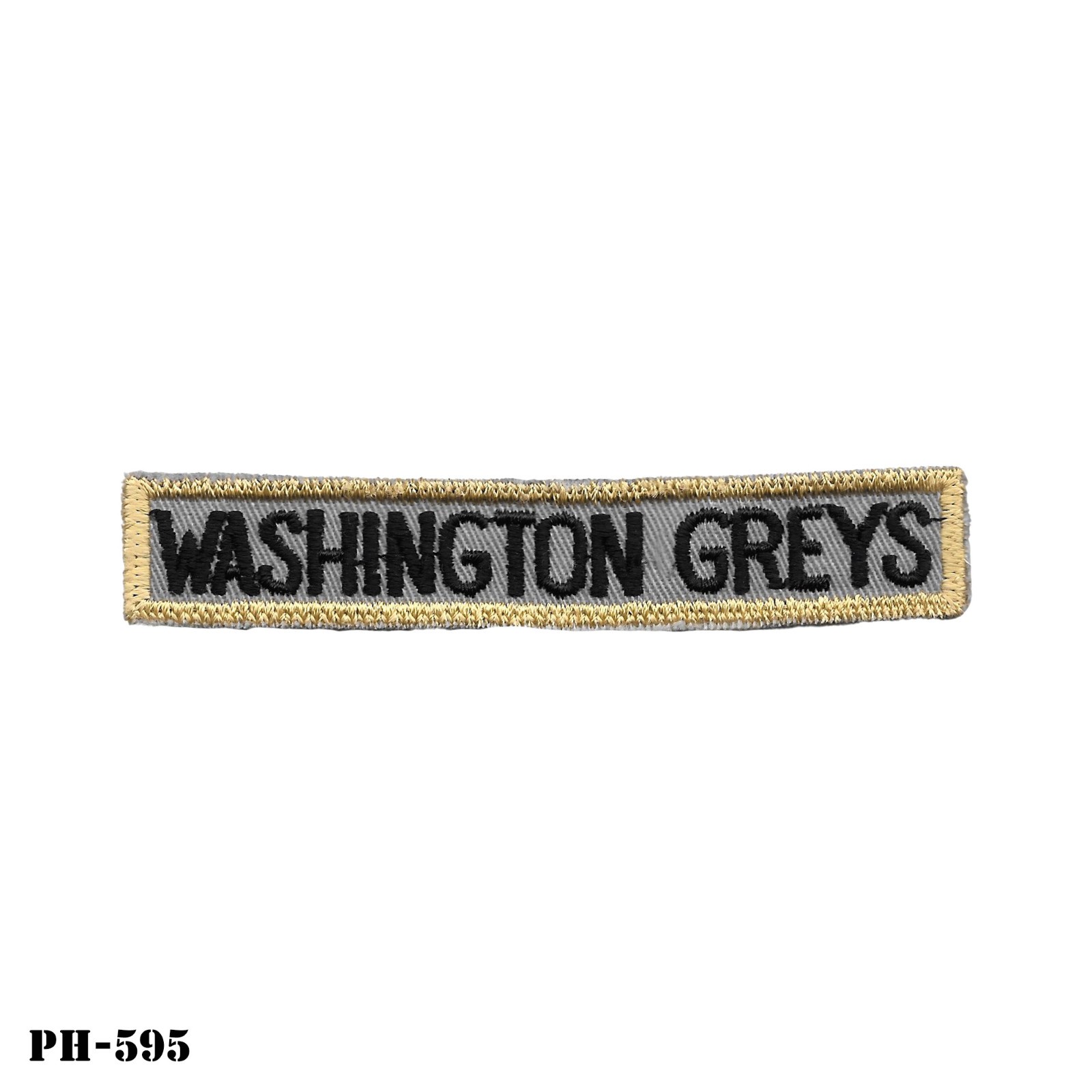258th Artillery "WASHINGTON GREYS" ~ Cut Edge Tab Patch ~ US Army ~ New