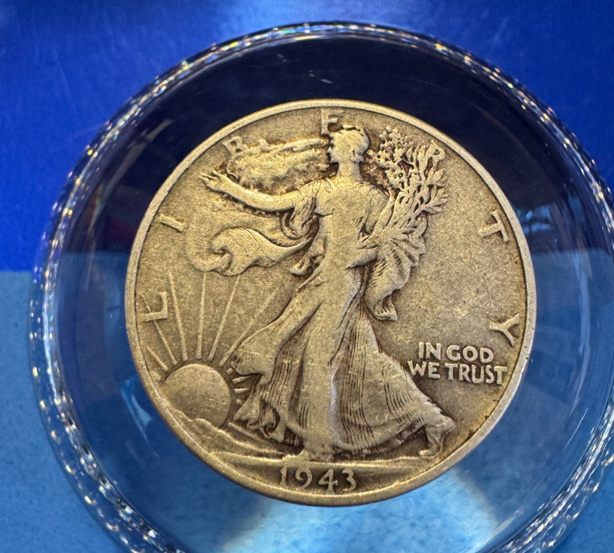 1943 P Walking Liberty Half Dollar / 50 Cent / Silver .900
