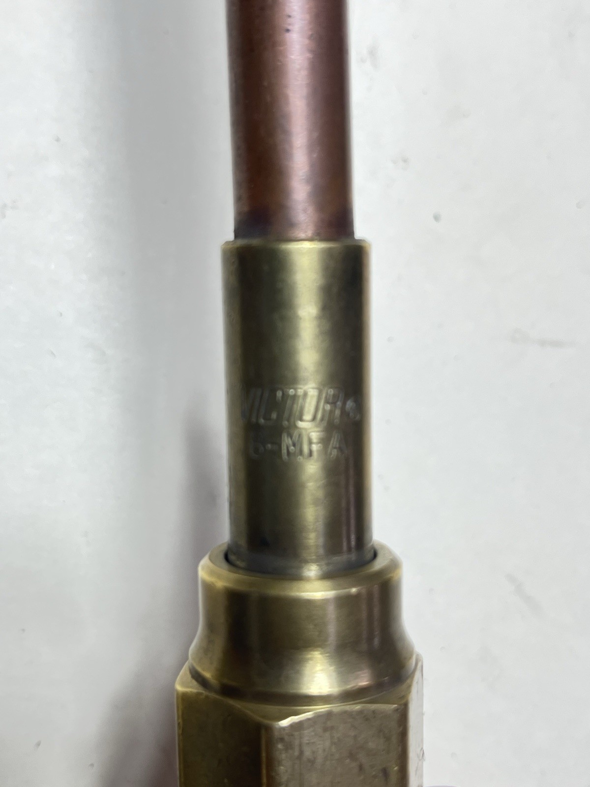 Victor 8-MF-A Rosebud Torch Tip And Handle Used Untested