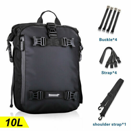 Rhinowalk Motorcycle Motocross Rear Seat Bag 10L-30L Waterproof Luggage Pack ESF