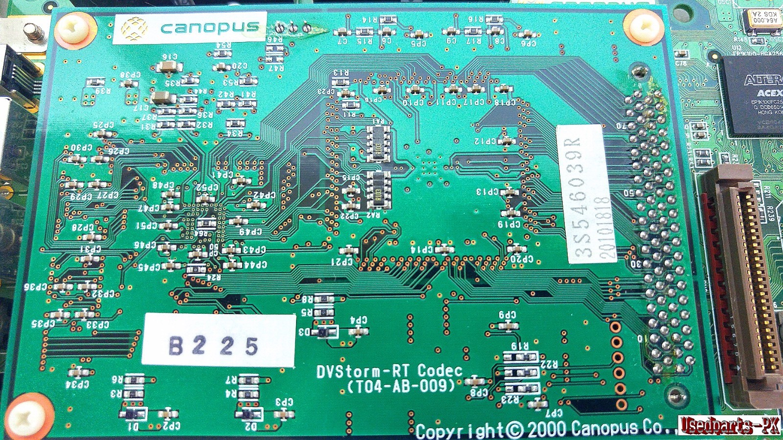 Canopus DVStorm RT K12-PC-008 Encoder & T04-AB-009 Codec Card