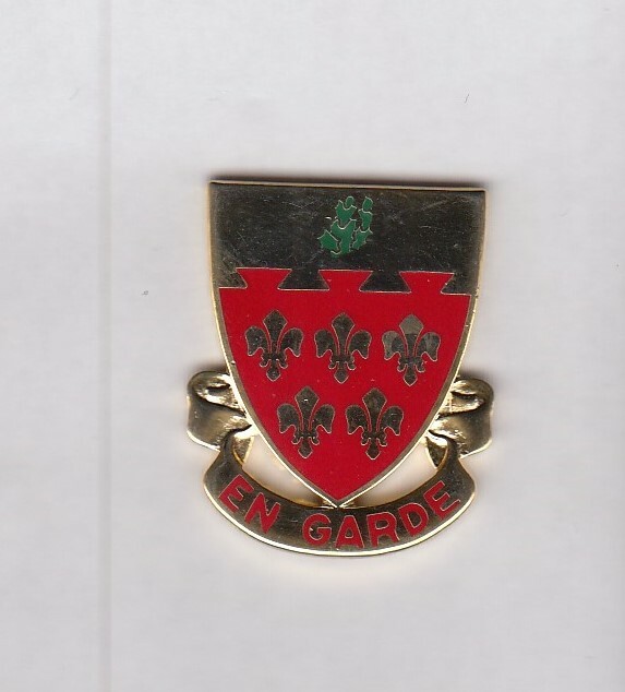 US Army 77th Field Artillery Regt ADA FA crest DUI ~1" badge clutchback c/b V-21