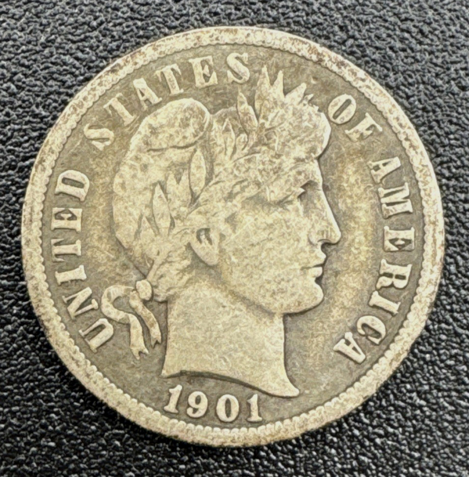 1901-O Barber Dime