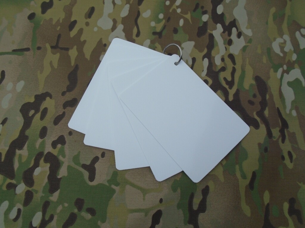 Waterproof Battle Slate Cards A5 - 5 Cards