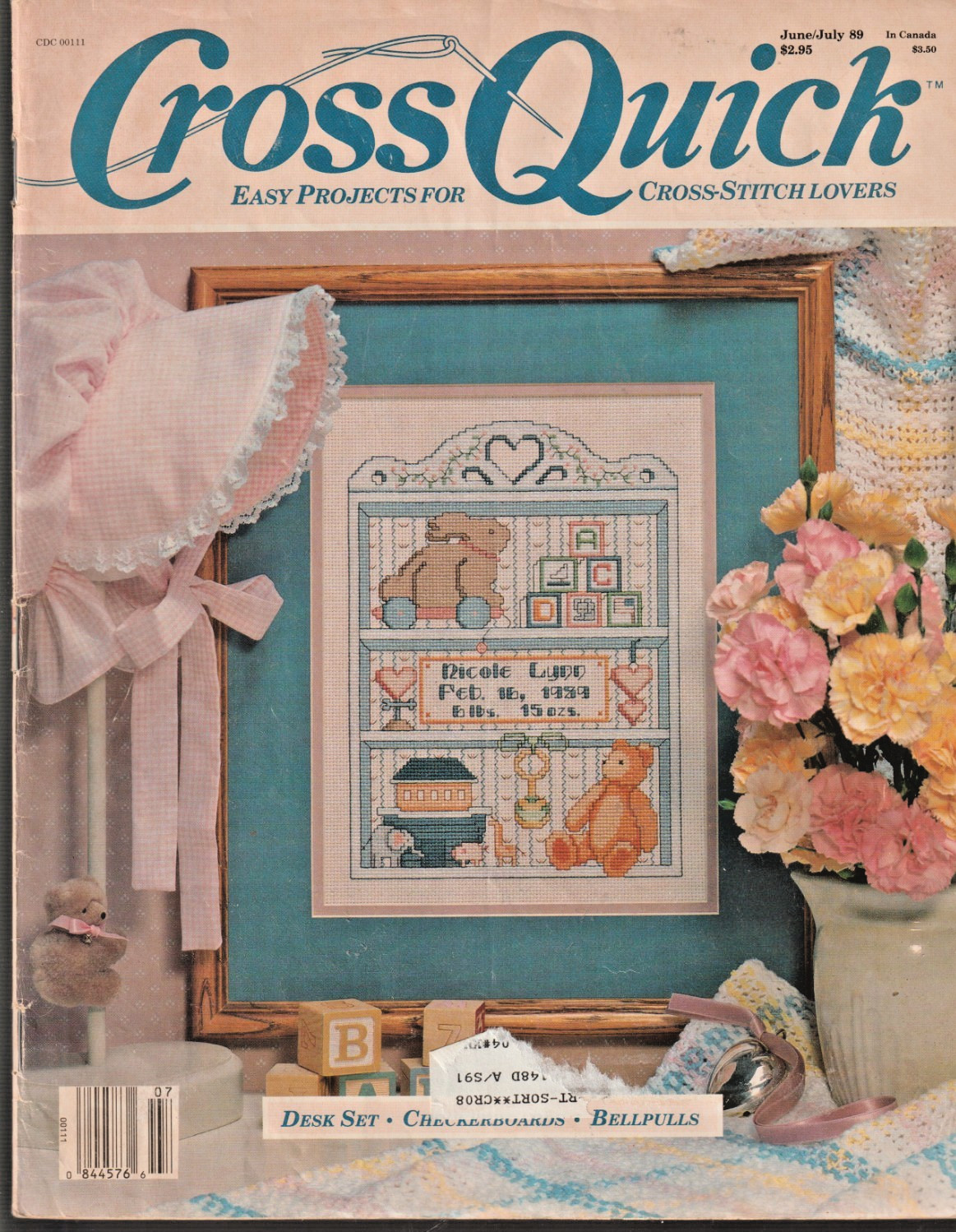 Cross Quick - CROSS STITCH MAGAZINE - June July 1989 - Easy Projects