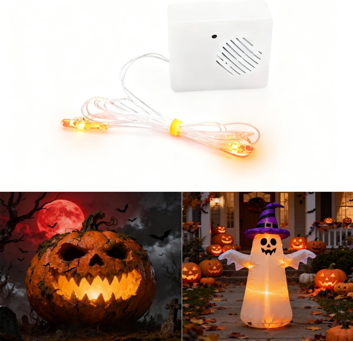 Halloween Sound Effects Box with Lights