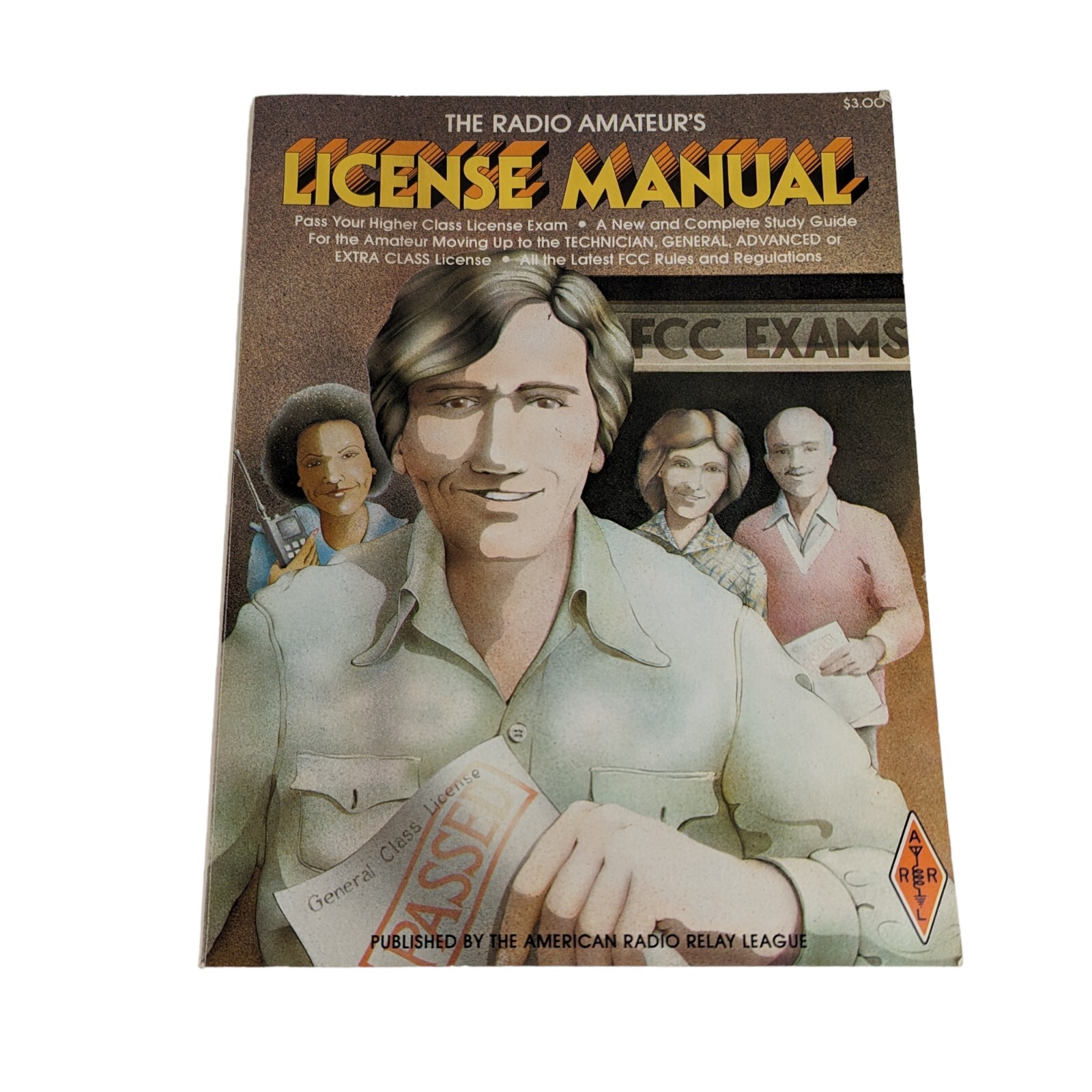 Vtg 1977 The Radio Amateur's License Manual American Relay Radio League PB Guide