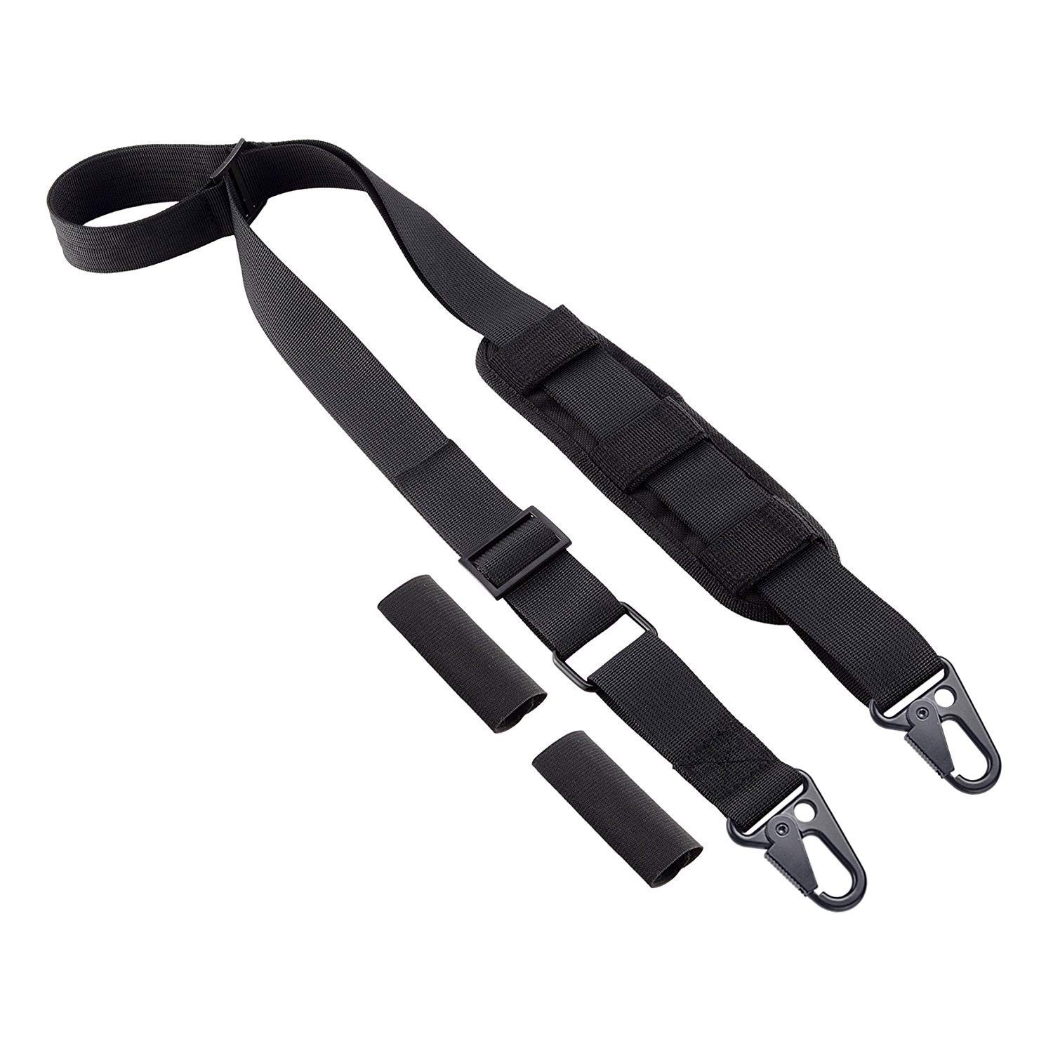 BOOSTEADY 2 Point Traditional Sling with Adjuster Shoulder Pad 1.25 Inch Webb...