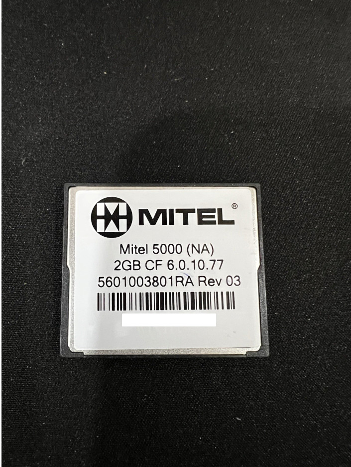 Mitel Rev 03 5601003801 Compact Flash (24 IP License) *Refurbished*