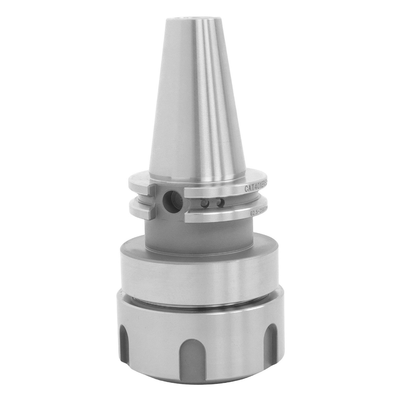 CAT40 ER50 Precision Collet Chuck 4 Inch Gage Length G2.5 10000 RPM