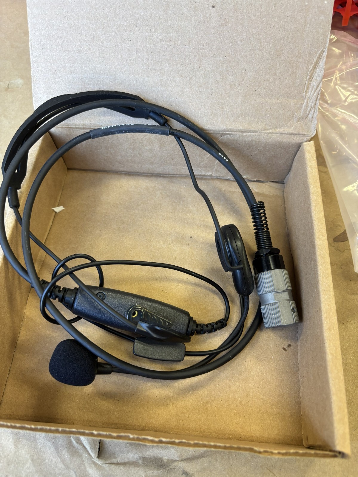 harris headset w/ sniper switch RF-6961-HS006