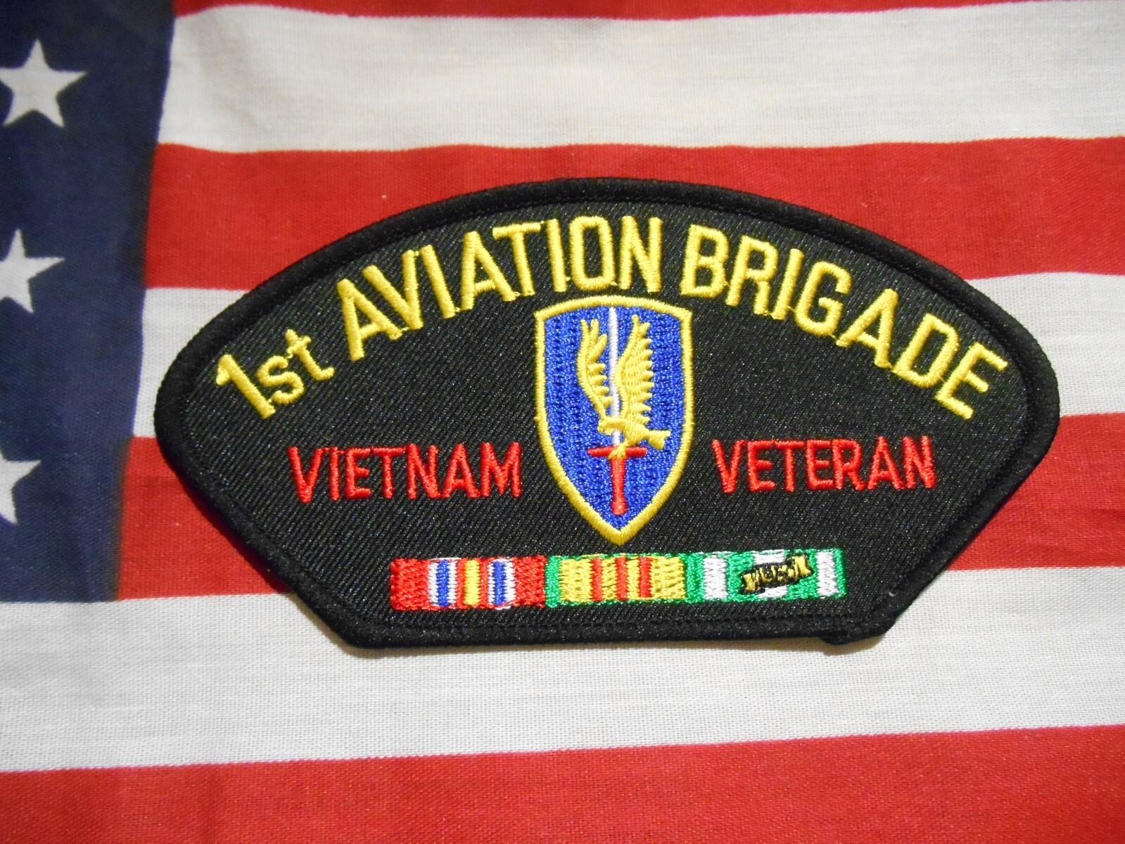 US ARMY 1ST AVAITION BRIGADE  VIETNAM VETERAN PATCH
